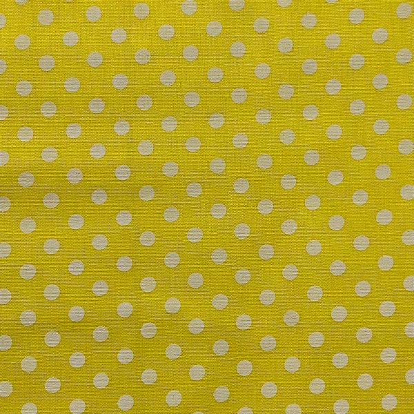 TRICOLINE ESTAMPADA (BOLINHA BRANCA E FUNDO AMARELO)