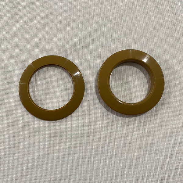 KIT 10 PARES DE ILHOS CORTINA VARÃO 28mm (CEREJEIRA)