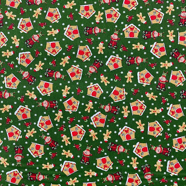 TRICOLINE BARRASDA ESTAMPADA (CASA DE NATAL) NATAL
