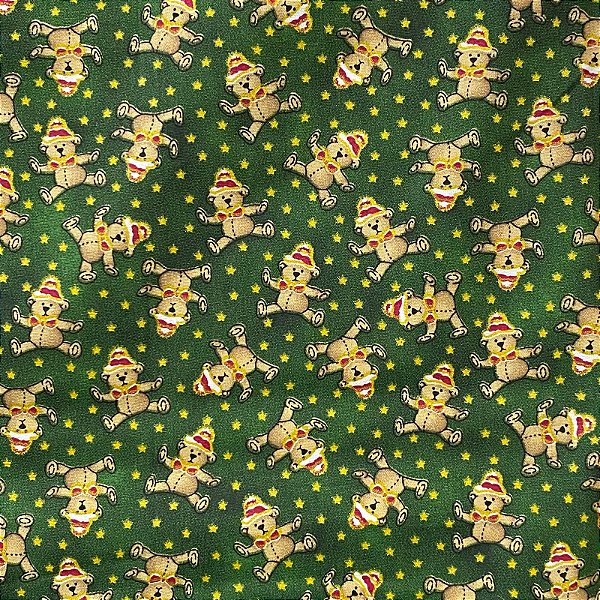 TRICOLINE BARRASDA ESTAMPADA (URSINHO DE NATAL VERDE) NATAL