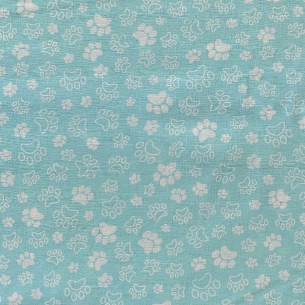 TRIOLINE ESTAMPADO PERIPAN (AZUL CLARO COM PATINHA BRANCA)