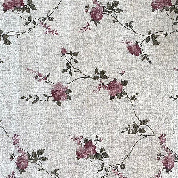 TOALHA DE MESA BRILHO | FLORES ROSA