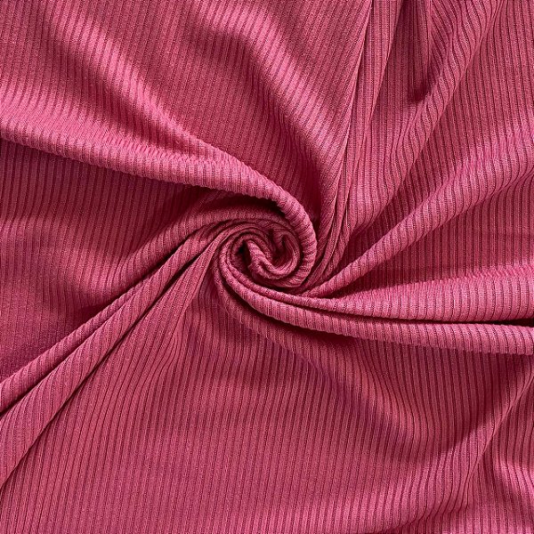 Malha Suede Lingerie Ribana | Rosa