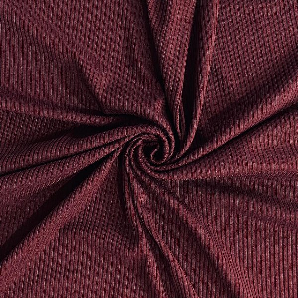 Malha Suede Lingerie Ribana | Vinho