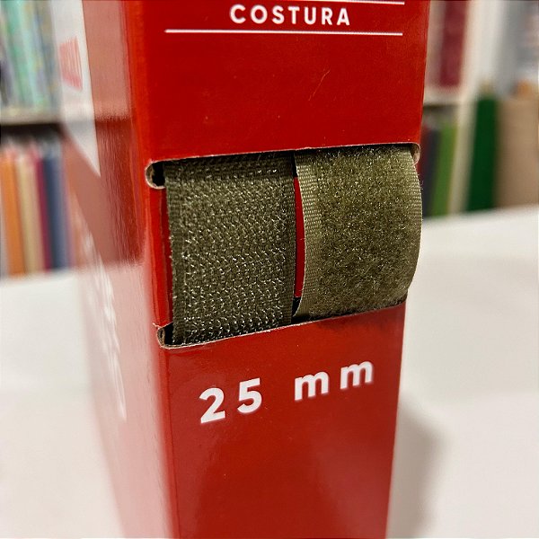 FECHO DE CONTATO COSTURA 25mm | VERDE COR 5606