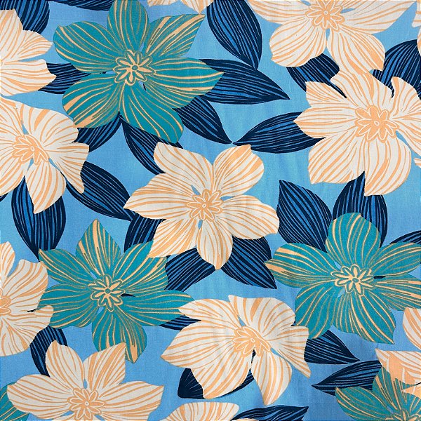 VISCOSE ESTAMPADA POPELINE  | 36