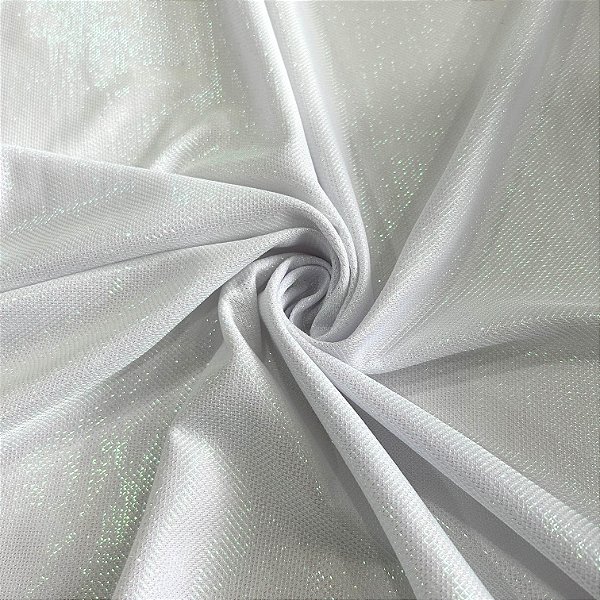 MALHA LUREX SANTA MONICA | 97% POLIÉS 3% ELAST - 1,40L | BRANCO 09