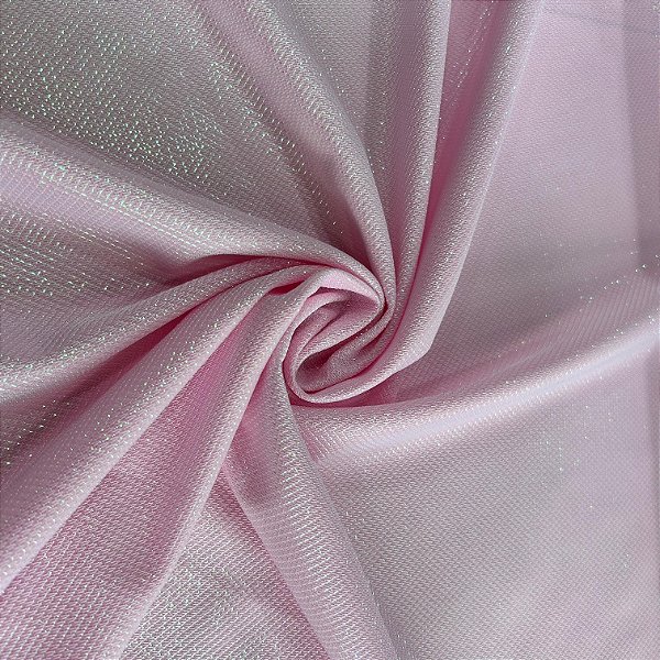 MALHA LUREX SANTA MONICA | 97% POLIÉS 3% ELAST - 1,40L | ROSA CLARO 07