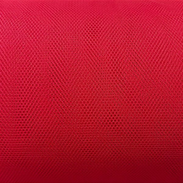TULE TRADICIONAL -100% POLIÉSTER | 2,40L | VERMELHO/1A