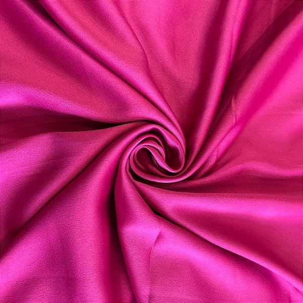 TECIDO CREPE AMANDA | 100% POLIÉS - 1,47L | PINK FORTE