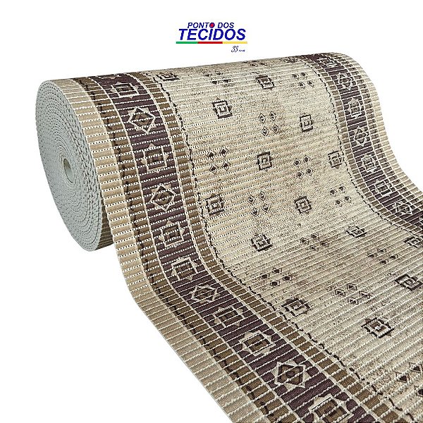 PASSADEIRA DUNA SOFT | 0,65CM | BARRADO MARROM M079A