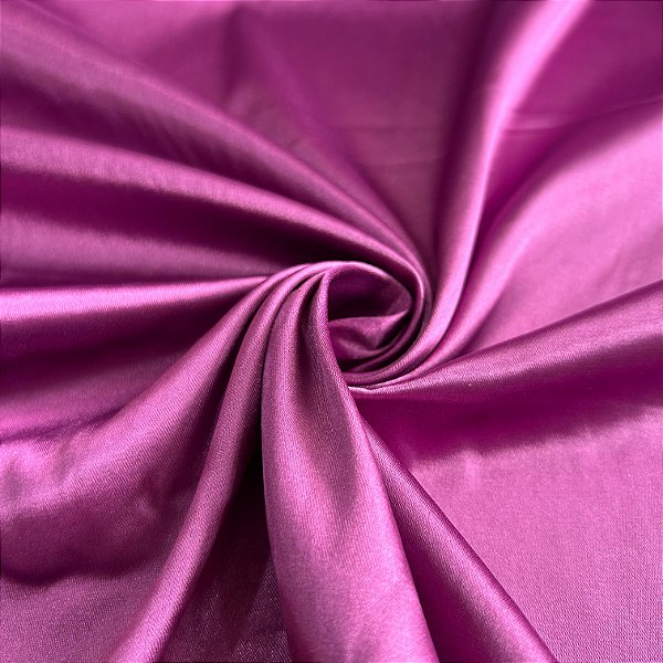 TECIDO CETIM C/ ELASTANO FLEX | ROXO BERRY