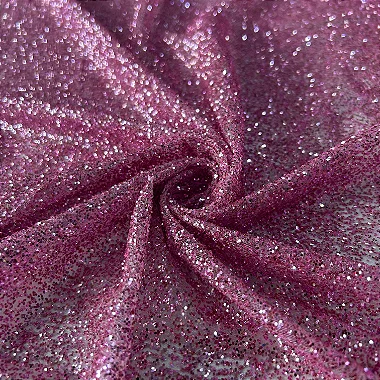 TULE EXPLOSÃO C/GLITTER | ROSE