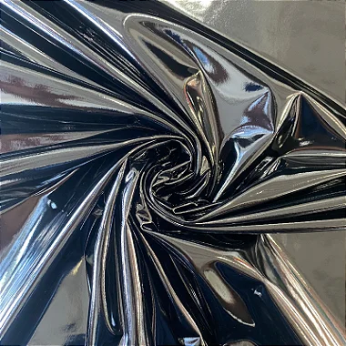 TECIDO MALHA VINIL PRETO | 1,44m LARG - 95% POLIÉ 5% ELAST