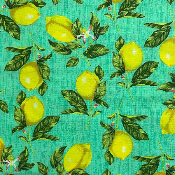 TRICOLINE ESTAMPADA CALDEIRA | 1,50 LARG X 0,50CM | LIMÃO