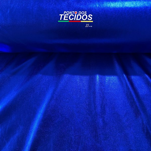 MALHA LAMINADA NEW SHINE | 1,50 LARG X 1M| AZUL