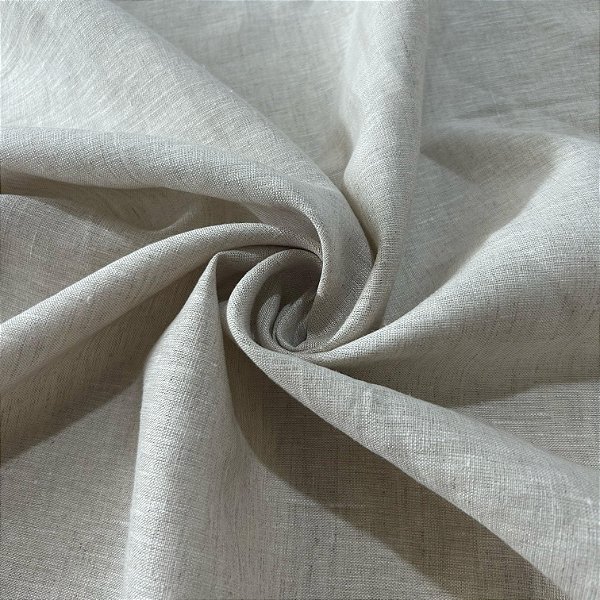 Tecido Pure Linen P/D Natura – 100% Linho | 1,38m x 0,50cm| 154g/m²
