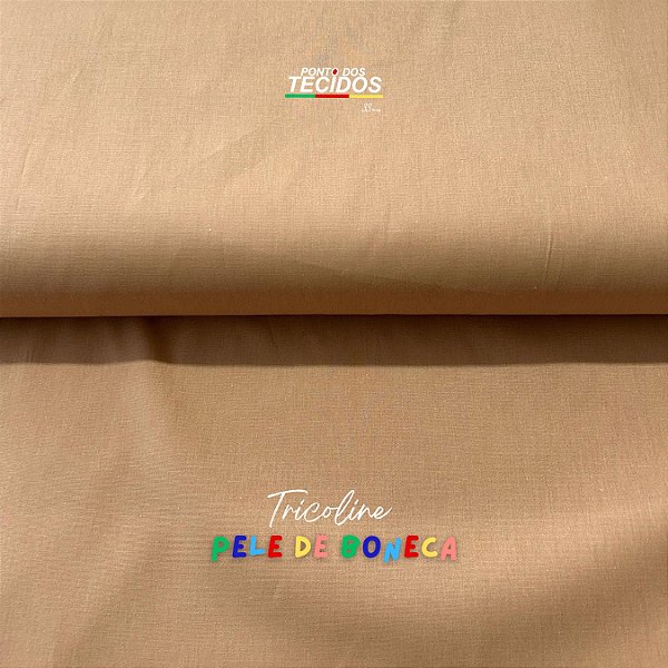 TRICOLINE PELE DE BONECA PERIPAN | 1,50M X 0,50 | CAFÉ C/ LEITE C710