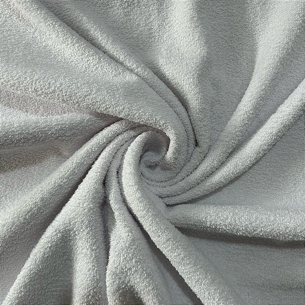 TECIDO ATOALHADO FELPUDO 100%ALGODÃO | 1,40M -  280g/m² | BRANCO