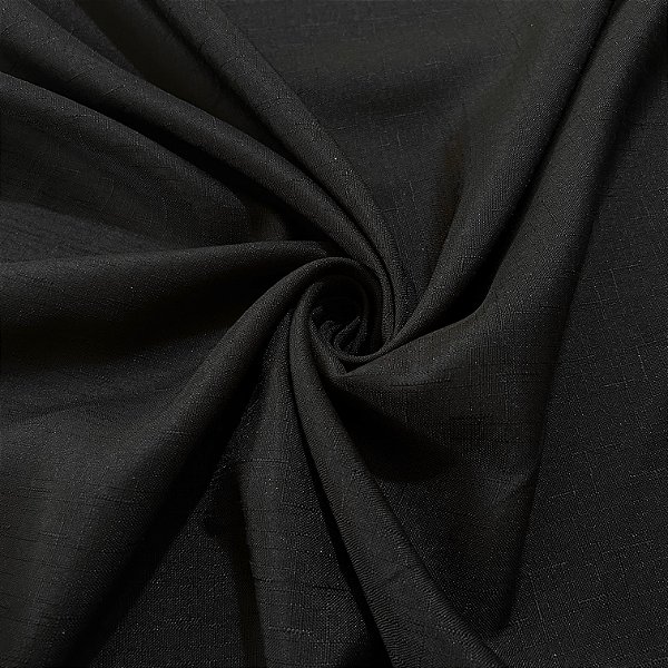 OXFORD LINHO FLAME SLUB | 3m - 100% Poliéster | Preto