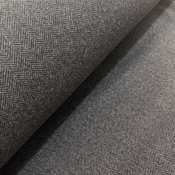 TECIDO LÂ ESPINHA | 1,50m | CINZA