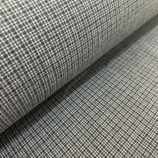 TECIDO LÂ XADREZ | 1,50m | PRETO