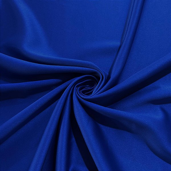 TECIDO CREPE AMANDA | 100% POLIÉS - 1,50L | AZUL ATLÂNTICO AZ97