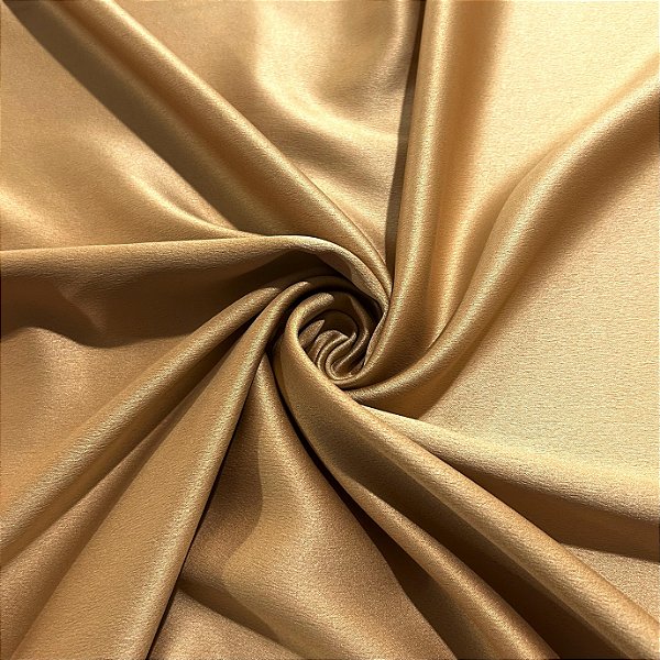 TECIDO CREPE AMANDA | 100% POLIÉS - 1,50L | DOURADO CQ50