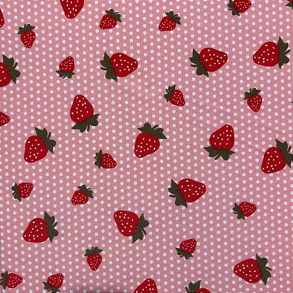 TECIDO OXFORD ESTAMPADO | 1,50L | MORANGUINHO