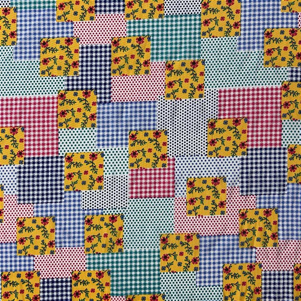 TECIDO OXFORD ESTAMPADO | 1,50L | XADREZ JUNINO