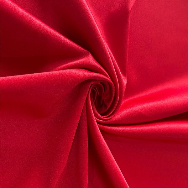 TECIDO CREPE AMANDA | 100% POLIÉS - 1,47L | VERMELHO FENDI