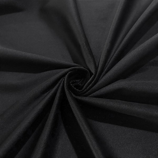 VELUDO SF LUCA | 100% Poliéster - 1,42m | PRETO