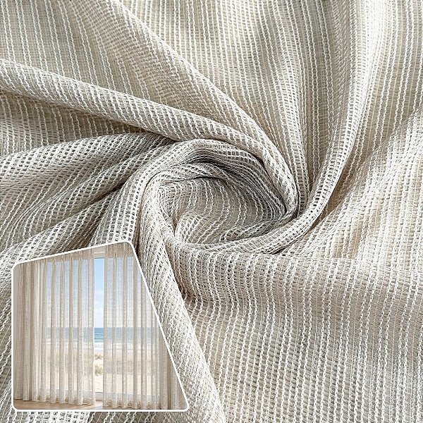 Tecido Tela Rustica Turquia | 1m X 3m 100% Poliéster | Bege