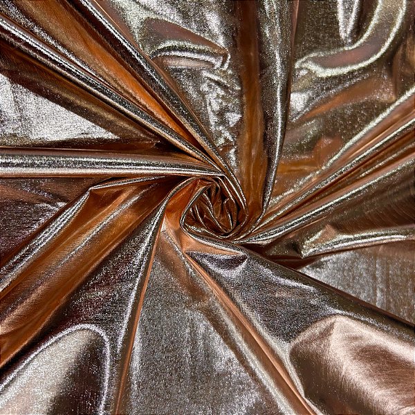 TECIDO MALHA VINIL LAMINADA VINIL | 96% Polié 4% Elast | BRONSE
