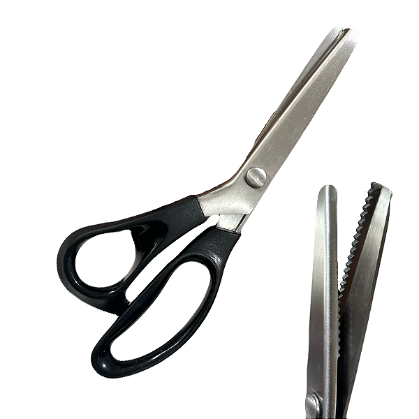 TESOURA DE PICOTAR CORTE PROFISSIONAL ZIG ZAP - ARTESANATO