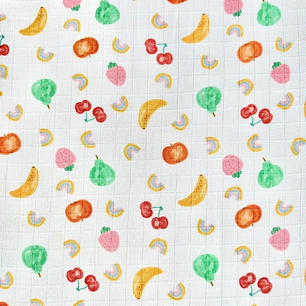 FRALDA MINI QUADR DIGITAL PREMIUM | 0,75cm | FRUTAS 603