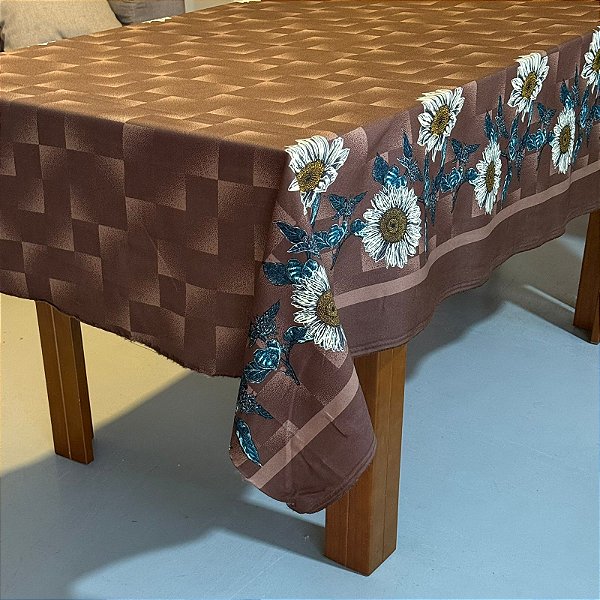 TECIDO OXFORD ESTAMPADO | 1,47m | GIRASSOL C/ MARROM