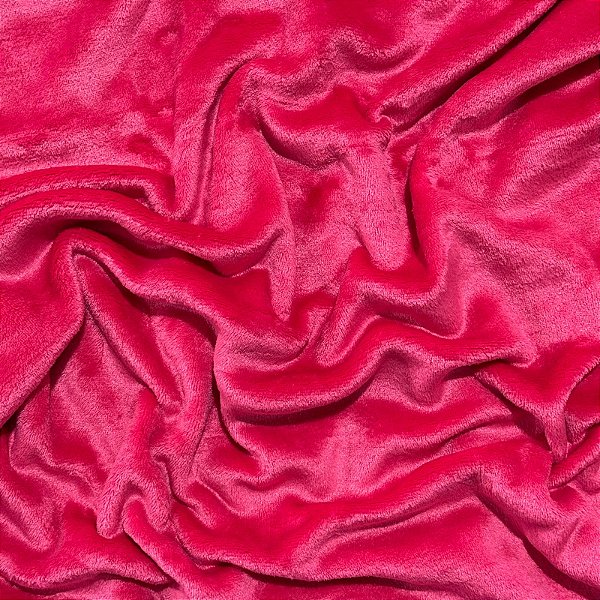 MANTA FLEECE FLANELADO DUBLADO PREMIUM | 100% Poliéster - 1,60m | PINK