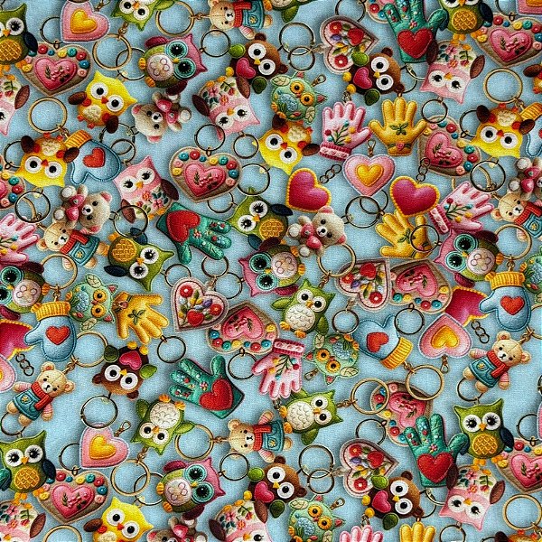 TECIDO TRICOLINE DIGITAL | 1,50m X 0,50cm |  CHAVEIRINHO