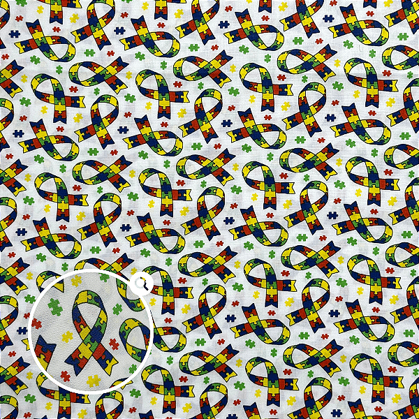 TRICOLINE ESTAMPADO 700 | 1,50m X 0,50cm | BANDEIRA AUTISTA 901