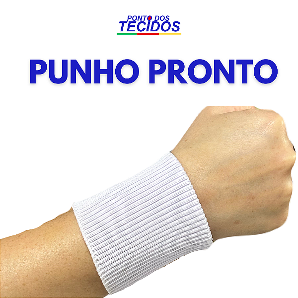 RIBANA PUNHO PRONTO BRANCA | 100% POLIÉS | RESISTÊNCIA E PRATICIDADE