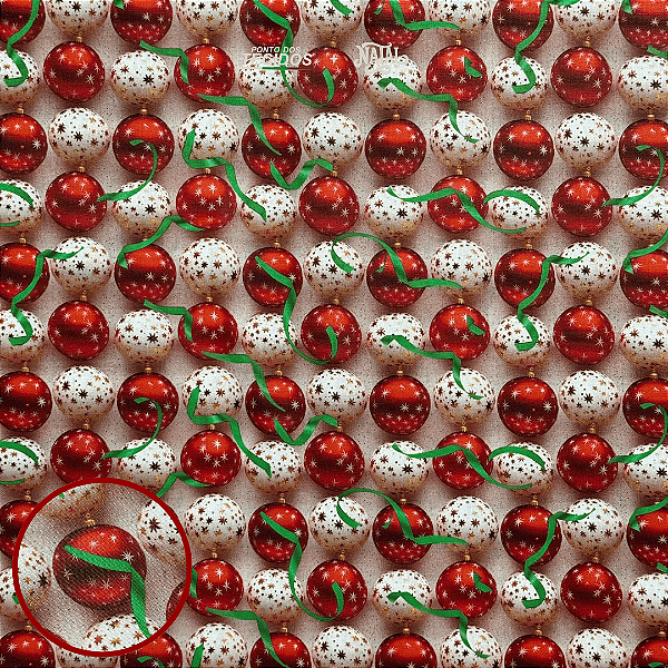 TECIDO TRICOLINE DIGITAL NATAL | 1,50m x 0,50cm | NATAL ILUMINADO