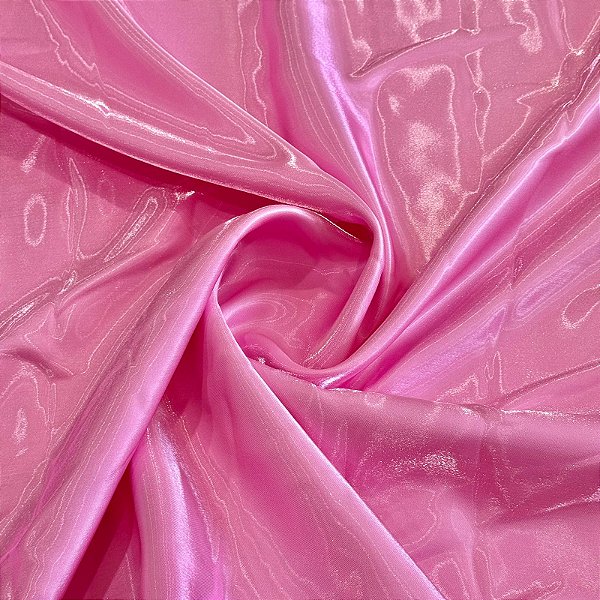 TECIDO ZIBELINE CRYSTAL | 100% Poliéster - 1,50m | ROSA CLARO