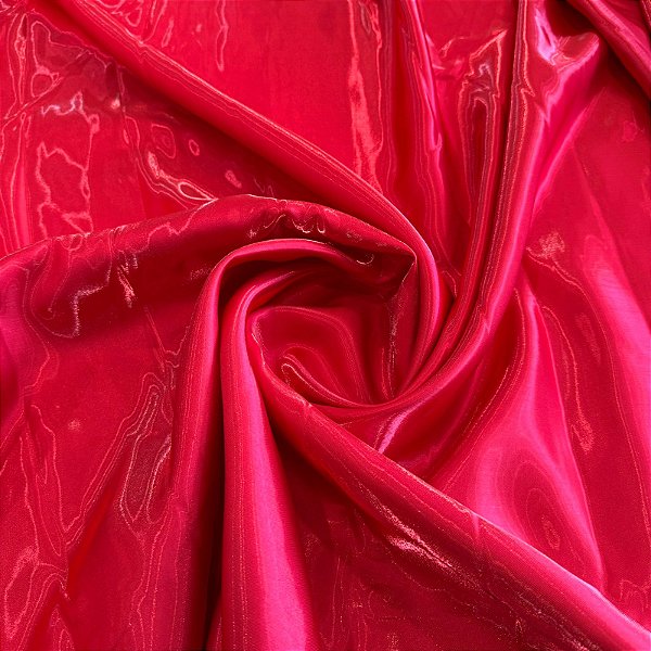 TECIDO ZIBELINE CRYSTAL | 100% Poliéster - 1,50m | VERMELHO