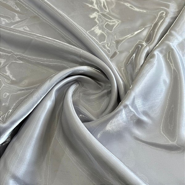TECIDO ZIBELINE CRYSTAL | 100% Poliéster - 1,50m | CINZA