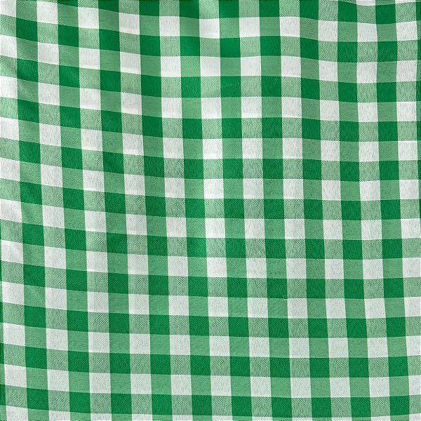 TECIDO XADREZ DE COZINHA | 1,40m - DES: 4cm x 4cm | VERDE