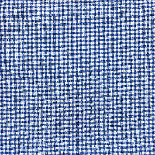 TECIDO XADREZ DE COZINHA | 1,40m - DES: 1cm x 1cm | AZUL ROYAL