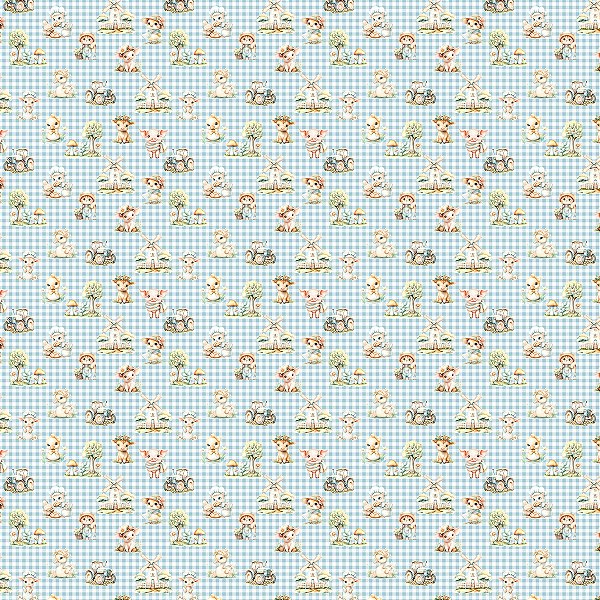 TRICOLINE BAHAMAS DIGITAL PREMIUM | 0,50cm X 1,50m - 100% Algodão | Des: 9012 E036