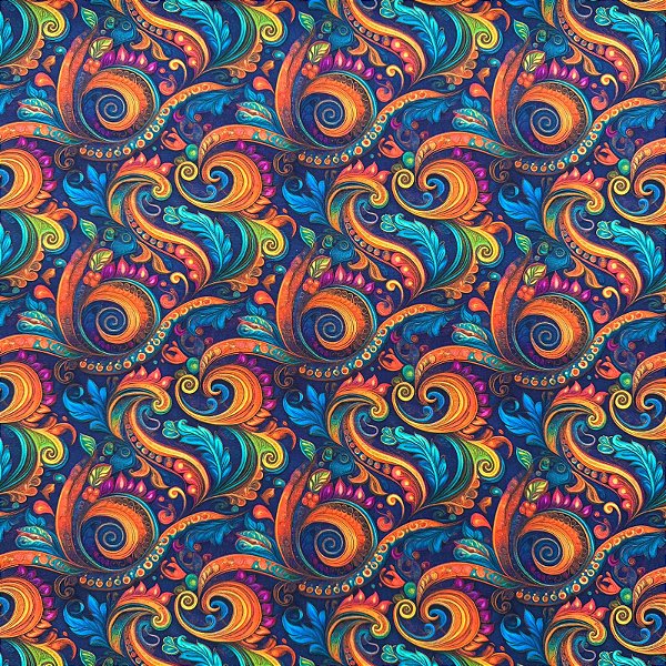 TRICOLINE BAHAMAS DIGITAL PREMIUM | 0,50cm X 1,50m - 100% Algodão | Des: 9017 E526