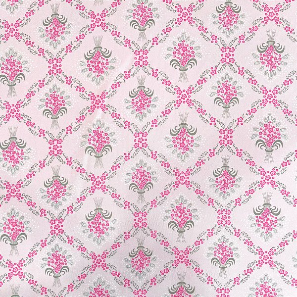 TECIDO OXFORD ESTAMPADO | 1,50L | Floral Rosa